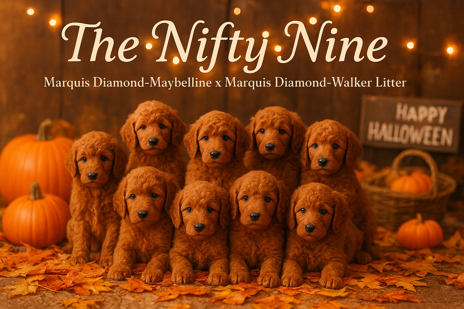 ✨ New Litter Announcement – The Nifty Nine ✨