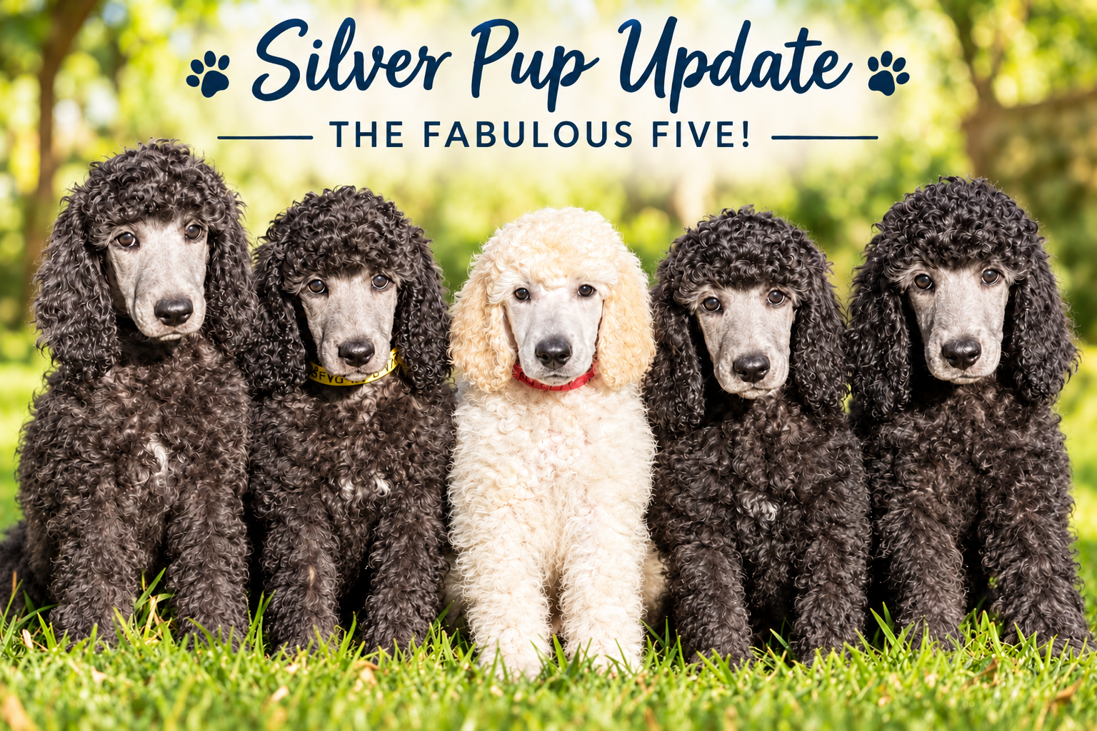 Silver Pup Update — The Fabulous Five!